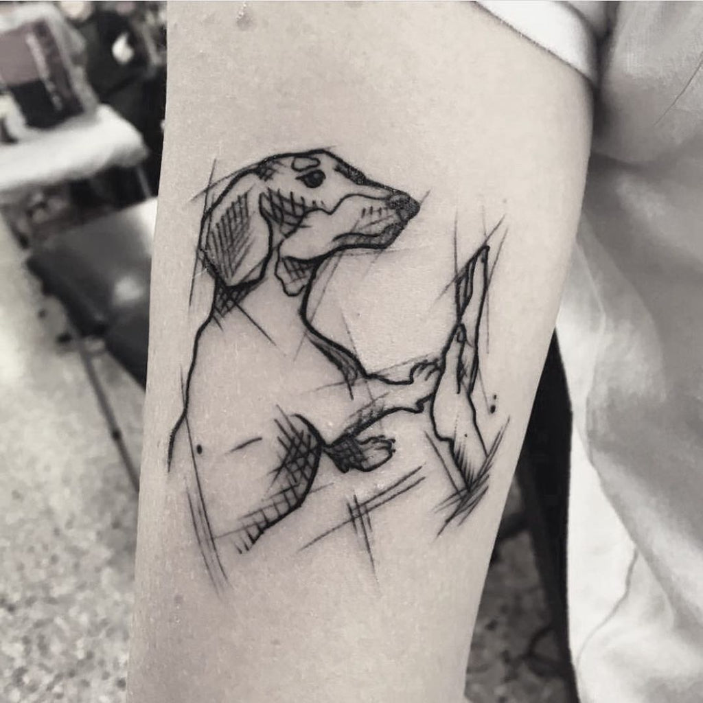 Dachshund Tattoo - Pablo Morte – Vic Market Tattoo